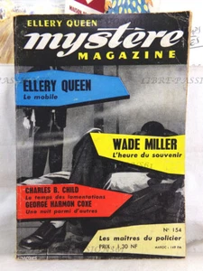 MYSTERIUM MAGAZIN NR. 154, LES MAITRES DU POLICIER, NOVEMBER 1960, OPTA EDITIONS - Bild 1 von 15