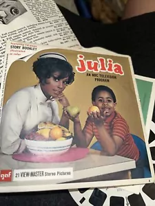Vintage JULIA VIEW-MASTER REELS NBC Television Program with booklet - Picture 1 of 7