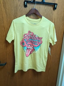 The Rolling Stones gelbes T-Shirt Gr. S 0-2 Damen Shirt Neu - Bild 1 von 6