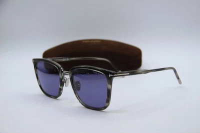 NUEVO TOM FORD TF 949-D 55V GRIS CUERNO MONTURAS AUTÉNTICAS GAFAS DE SOL 55-21 Foto 1 de 4
