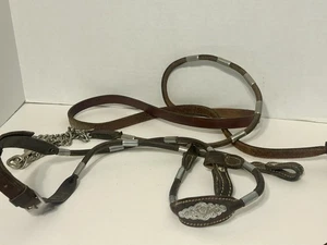 Vintage Pferde Führstrick und andere Lederteile  - Bild 1 von 10