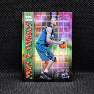 2001-02 Kevin Garnett Topp Chrome Fast & Furious FF07 Refractor - Picture 1 of 2