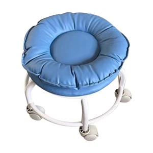 360° Rotating Low Roller Seat Stool Pulley Low Stool Heavy Duty Small - Picture 1 of 40