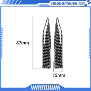 Carbon Fiber Car Rear View Edge Anti-collision Scratch Sticker Strip Universal - Picture 1 of 4