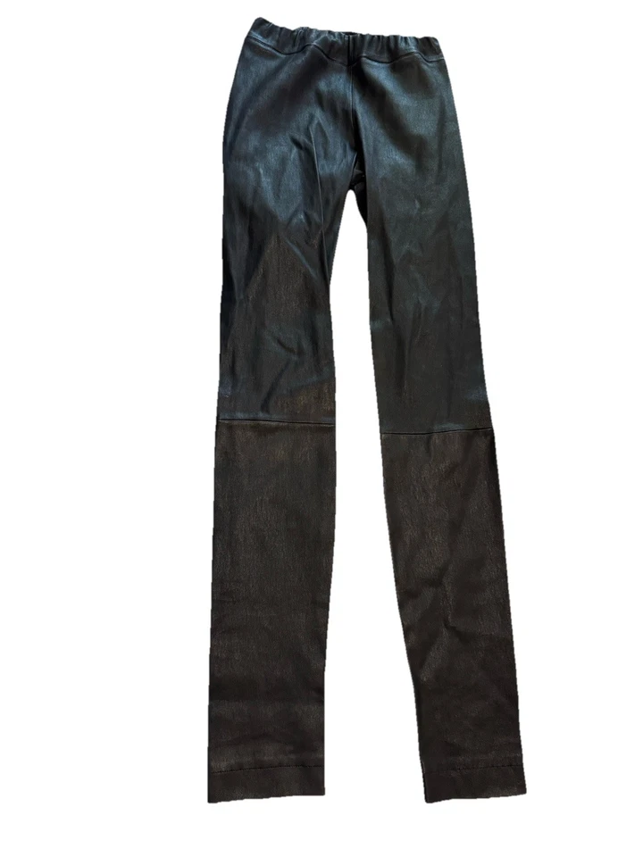 Nuevo Leggings The Row Piel de Cordero Cuero Cintura Elástica tiro alto Negro Sólido Talla S Foto 1 de 4