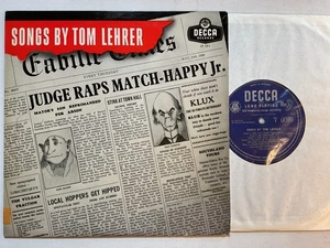 TOM LEHRER Songs Ex+ 1950s UK Decca LF-1311 Comedy 10" LP - Picture 1 of 2