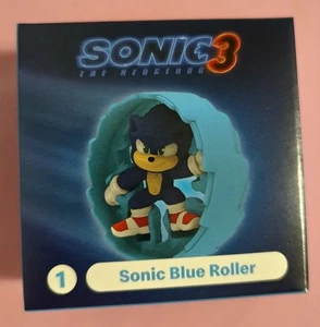 McDonalds 2024 Sonic the Hedgehog 3 #1 Sonic Blue Roller Spielfigur - Bild 1 von 4