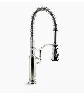 Kohler K-77515-SN Tournant 1,5 GPM Einloch-Vorspül-Küchenarmatur in VS - Bild 1 von 3