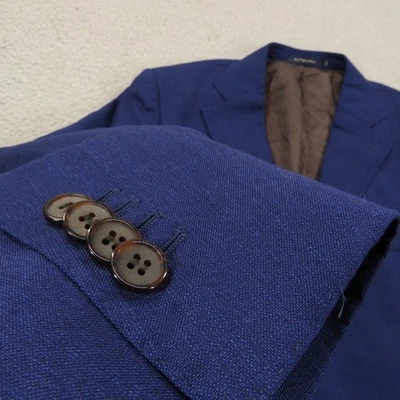 Blazer SuitSupply 44R Lazio Slim Chaqueta de Tela Vitale Barberis de un solo pecho Foto 1 de 4