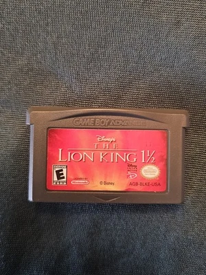 The Lion King 1 1/2 Game Boy Advance probado solo cartucho de trabajo Foto 1 de 4