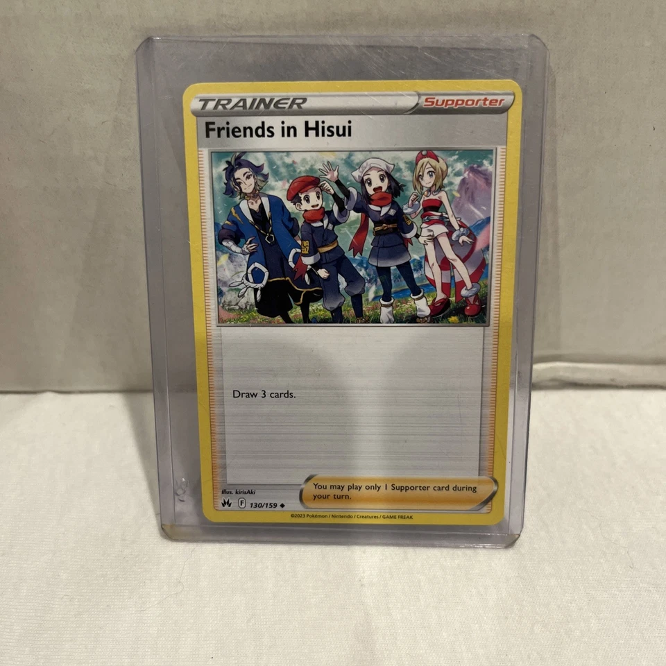 2023 130/159 Friends In Hisui Pokiemon  Trainer Card  - Image 1 of 4