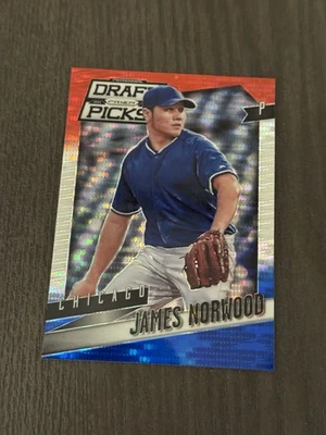 2014 Panini Prizm Perennial Draft Picks Red White & Blue Pulsar JAMES NORWOOD - Image 1 of 2