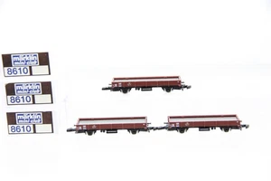 Z Märklin mini-club 3x 8610 Niederbordwagen Güterwagen Konvolut OVP N88 - Picture 1 of 2