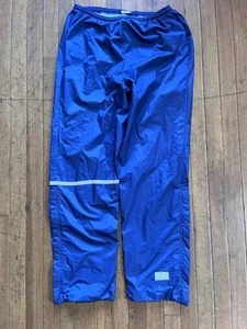 Giacca a vento vintage anni 90 New Balance Track Pants uomo foderata Med Navy USA - Foto 1 di 7