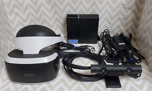 Sony PS4 PlayStation CUHJ-16001 Virtual Reality Headset Camera Set Meta Facebook