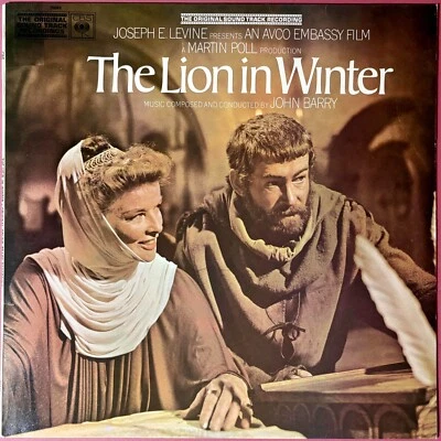 Lion in Winter ORIGINAL UK Vinyl LP John Barry Katharine Hepburn Peter O'Toole - Image 1 of 4