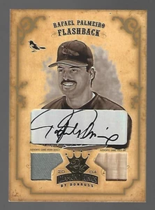 Rafael Palmeiro 2004 Donruss Diamond Kings Combos Signature Autographs Auto 1/1 - Picture 1 of 5