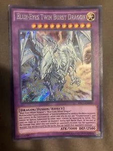 BLUE EYES TWIN BURST DRAGON SHVI-EN099 - YuGiOh - NM - Picture 1 of 2