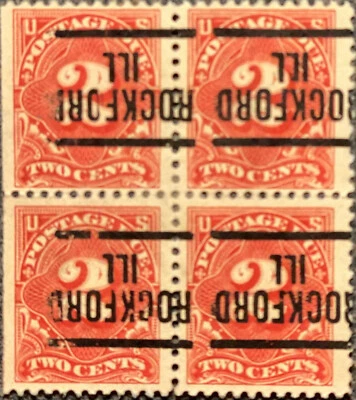 Scott J62 US 2 Cents Postage Due Precanceled Postage Stamps - Image 1 of 2