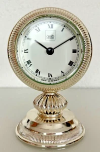Tischuhr Tisch- Gelb Quarz Silbern - Bild 1 von 3