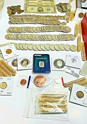32 Coin Lot Vintage Sale! Silver US Auction Coin Lot. Proofs, Wheats, 90% Silver - Image 1 of 4