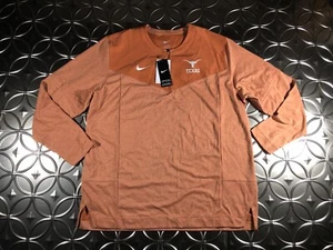 Texas Longhorns Nike On Field Dri-Fit 1/4 Zip Shirt DN5687-802 Mens XL - Picture 1 of 9