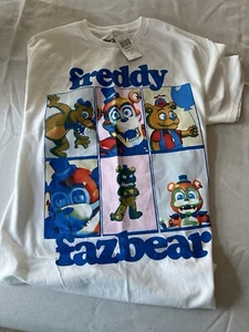 Five Nights At Freddy's Freddy Fazbear Short Sleeve T-Shirt Size L - Picture 1 of 4