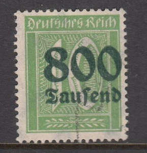 Germany - 800T on 10pf Numerals Issue (Used) 1923 (CV $15) - Picture 1 of 1