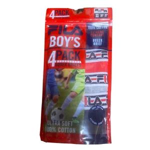 FILA Boys 4 pack boxer briefs - XS 4/5  20”-21” Waist - Picture 1 of 4