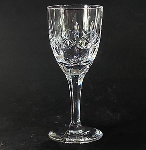 ATLANTIS FERNANDO WINE GLASS, Cut Lead Crystal, 6", 6 OZ, Made in Portugal - Picture 1 of 7