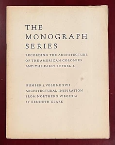 Die MONOGRAPHIE SERIE #3 Vol XVII architektonische Inspiration aus dem Norden VA 1931 - Bild 1 von 7