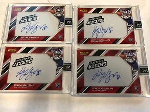 2017 Panini Instant Access Wayne Gallman RC Autograph Jersey Patch SP #/10 - Bild 1 von 2