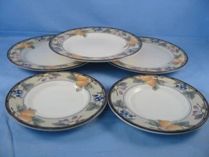 Mikasa Intaglio GARDEN HARVEST CAC29, 3 Salad Plates & 2 Dessert plates, Used - Picture 1 of 6