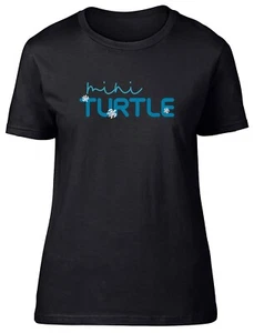 Mini Turtle Womens T-Shirt Safari Jungle Wildlife Tortoise Pet Ladies Gift Tee - Picture 1 of 8