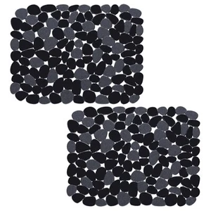 Pebble Sink Mat for Stainless Steel/Ceramic Sinks 2 Pack PVC Sink Protectors ... - Picture 1 of 6