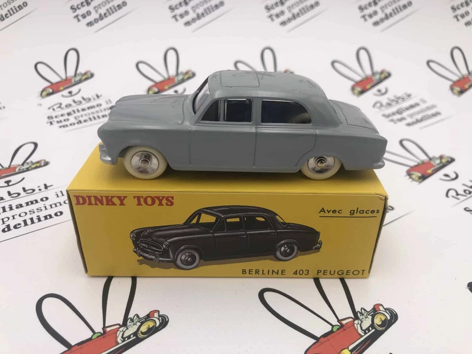 DIE CAST 1/43 " BERLINE 403 PEUGEOT AVEC GLACES " DINKY TOYS DEAGOSTINI (ATLAS) - Immagine 1 di 4