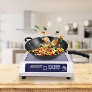 Cocina de inducción eléctrica profesional 35 cm cocina de inducción digital 3500 vatios gastro - Imagen 1 de 15