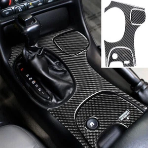 Carbon Fiber Gear Shift Interior Cover Trim Type D 3PCS For Corvette C5 98-04 - Bild 1 von 9