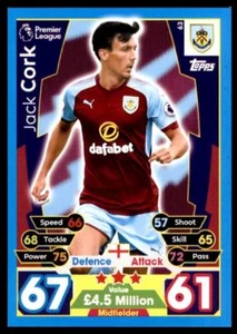 Match Attax 17-18 Charlie Taylor Burnley No. 63 - Picture 1 of 2