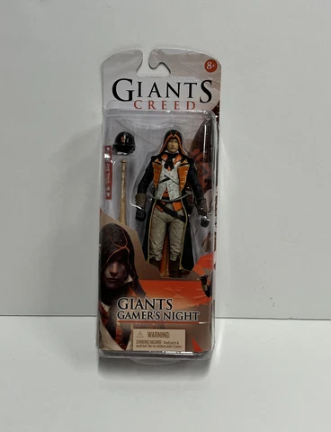 NEW San Francisco Giants Creed Action Figure MCFARLANE Gamers Night Assassin’s Cover