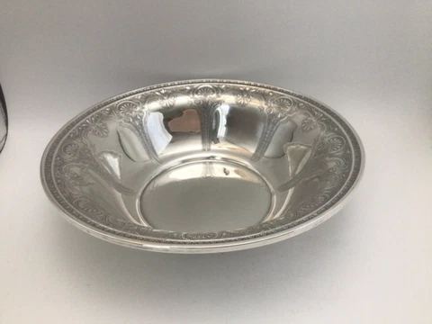 Vintage - International Silver Co., Bowl “Persian”  D46   Sterling Silver   10” Cover