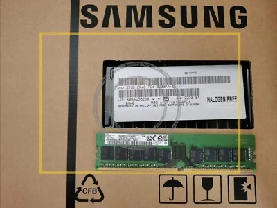 M391A4G43AB1-CWE Samsung 32GB DDR4 2Rx8 PC4-25600 Unbuffered ECC Server Memory - Image 1 of 2