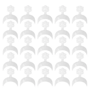 500PCS Fingernail French Manicure Natural Fake Nails Artificial False Nails - Picture 1 of 11