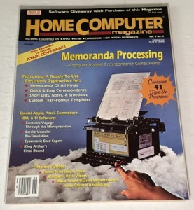 Home Computer Magazine Vol. 5 No. 5 Apple Commodore IBM TI 41 Type-In Programs! - Picture 1 of 9