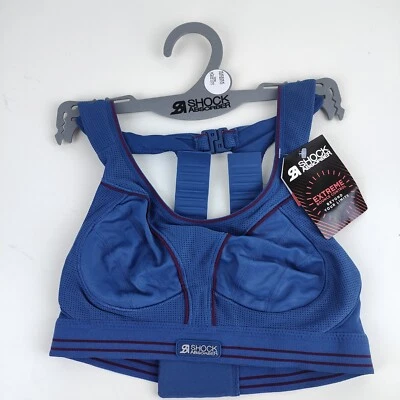 Shock Absorber Ultimate Run Sports Bra - S5044 - Navy - Size 32A - New - Image 1 of 4