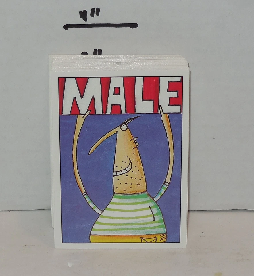 Juego de mesa Battle of the Sexes juego de repuesto de 55 comodines masculinos Foto 1 de 1