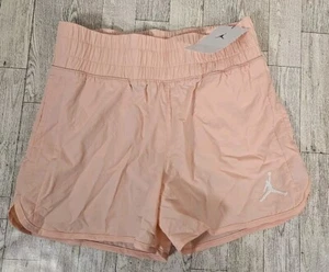 Jordan Youth Shorts Girls L & XL Pink with Liner 2.5" Waistband Pockets NEW - Picture 1 of 8