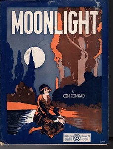 Moonlight Sheet Music 1921 - Picture 1 of 2