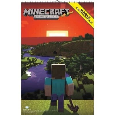 2014 JINX MOJANG MINECRAFT OVERSIZED CALENDAR 13 EXCLUSIVE POSTERS NEW FREE SHIP - Image 1 of 4