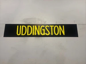 UDDINGSTON - Hamilton Depot 289 Scottish Bus Blind 36” - Picture 1 of 11